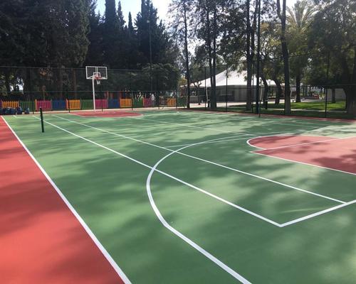 akrilik zemin-basketbol sahası