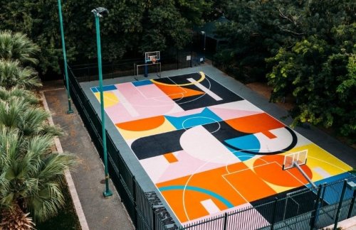 Poliuretan Basketbol Sahasi Zemini